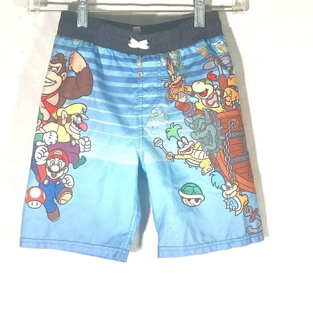 Super Mario SNES Nintendo Boys Swim Trunks Shorts